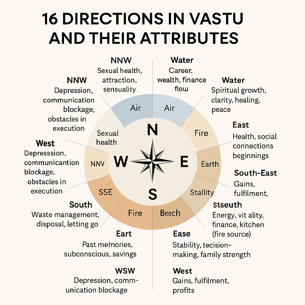 16 Direction in Vastu